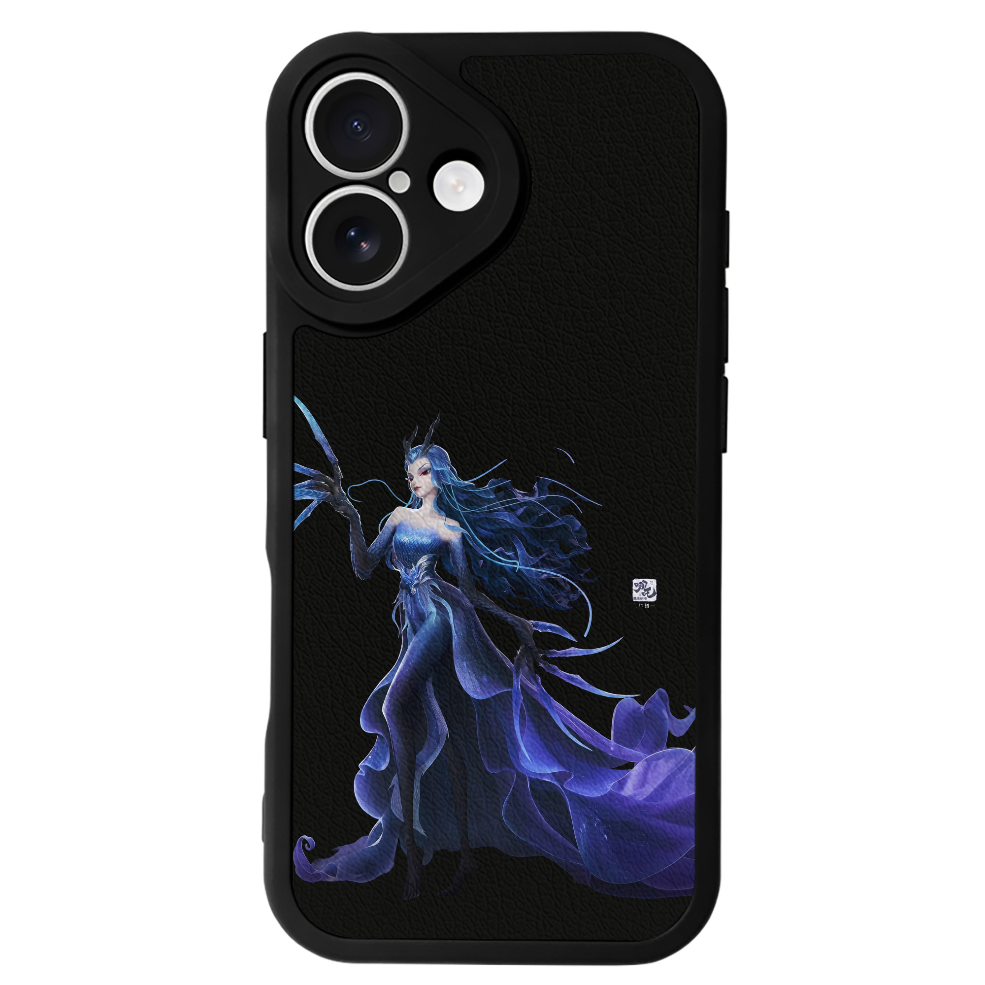 （画像用） Ne Zha 2 ナタ 魔童の大暴れ 【iPhone 16シリーズ対応】シリコンスマホケース（レザー調） 材質：シリコン